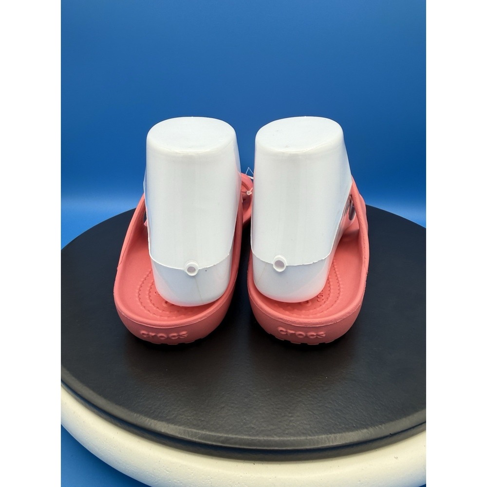 CROCS Kadee ll Womens Size 9 Electric Pink Strappy Comfort Slip On Sandals Shoes - Picture 5 of 11